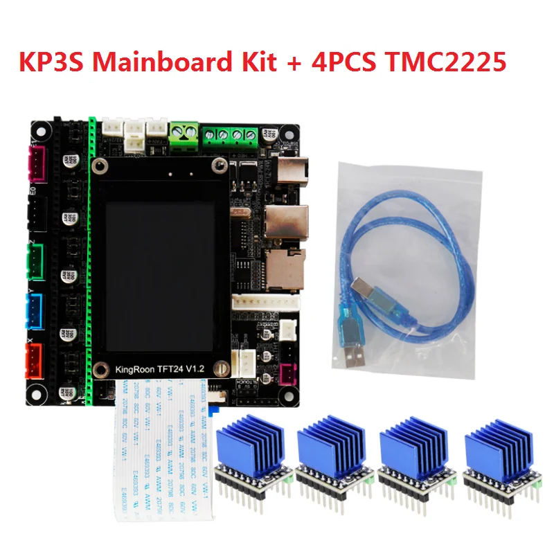 KingRoon 1Kit материнская плата KP3S контроллер TFT V1.2 2 4 ''ЖК сенсорный экран 24 В Ультра