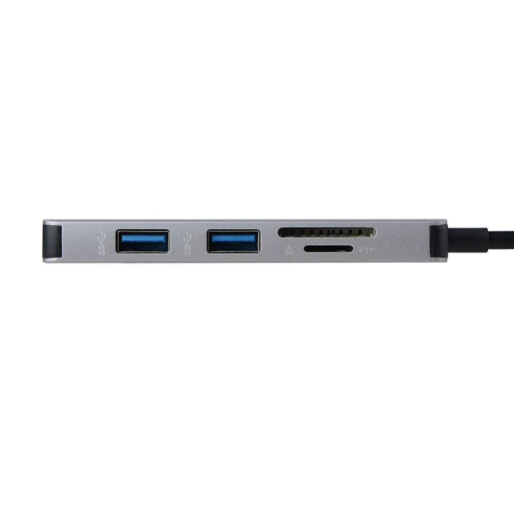 USB C концентратор USB-C-3,0 концентратор HDMI VGA Thunderbolt 3 адаптер для MacBook samsung Galaxy S9/S8 huawei P20 Pro type C usb-хаб 3 типа