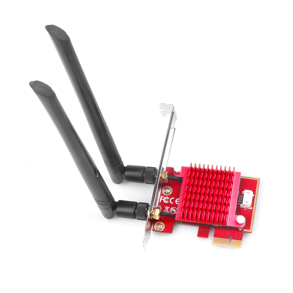 Kebidu 3000 Мбит/с Dual Band 2 4G 5G WiFi 6 гигабитная сетевая карта Pcie антенна Wi Fi Bluetooth 5 0
