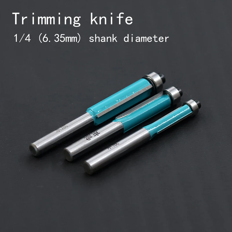 Обрезной нож с хвостовиком 6 35 мм фреза подшипником для дерева шаблон бит из