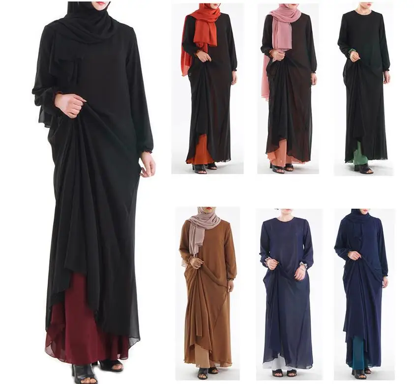 Мусульманское платье для женщин мусульманское в арабском стиле|Мусульманская