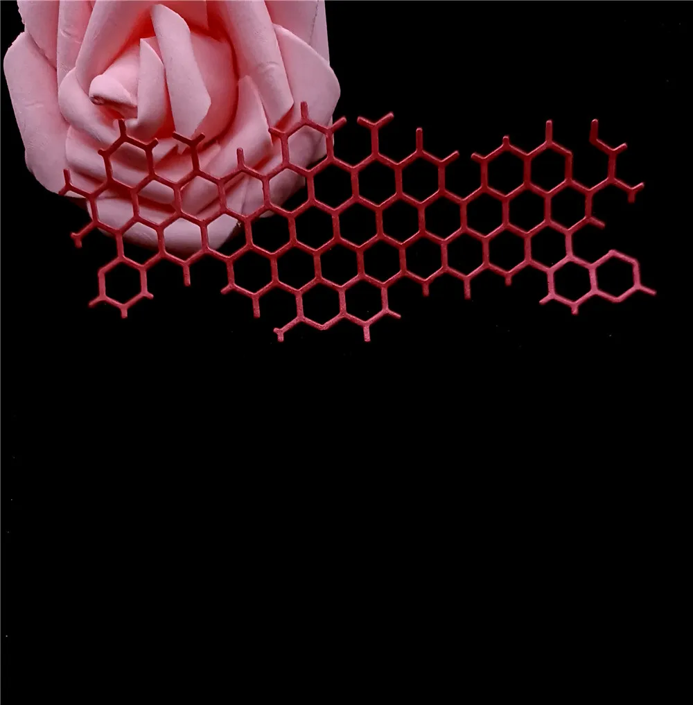 

Honeycomb Metal Cutting Dies Stencils DIY Scrapbooking Decorative Craft Photo Album Embossing Folder Paper Cards Mould template