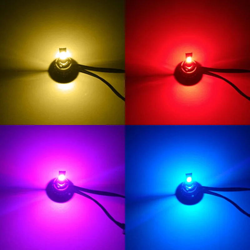 CARCTR Новый светодиодный автомобильный противотуманный фонарь RGB 7 цветов