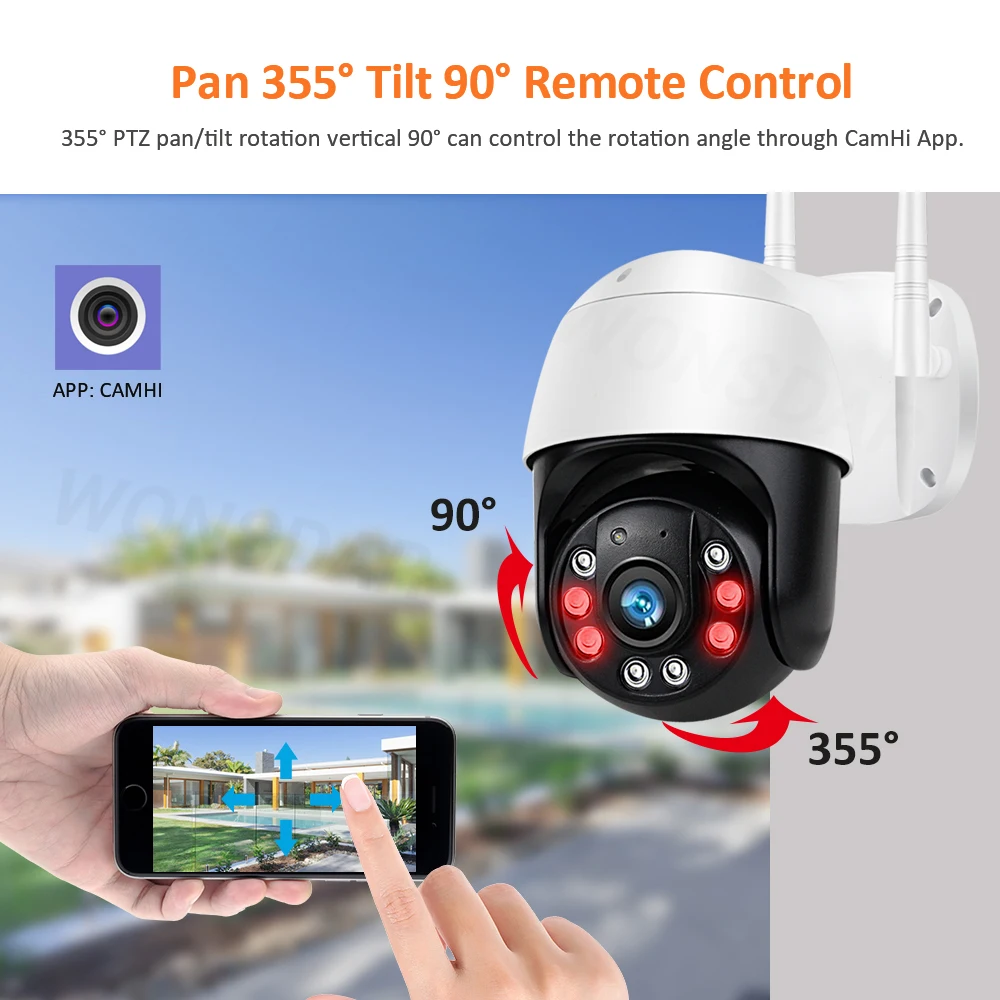 Камера видеонаблюдения 4G IP SIM карта 3G 1080P HD Wi Fi|Камеры видеонаблюдения| |