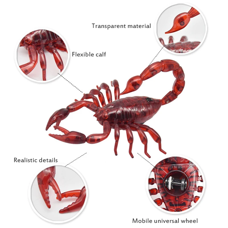 8 видов стилей Инфракрасный RC животных насекомых игрушки имитация паука змея Mantis