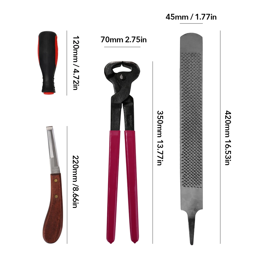 Уход за лошадьми аксессуары 4 шт лошадь кузнеца копыта с двумя пружинами отделкой