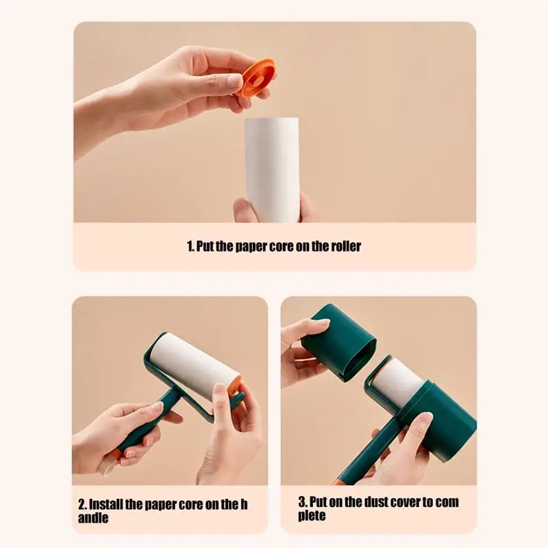 

Hair Sticking Device Sticky Lint Rollers Dust Sticking Roller for Removing Dust Pet Hair