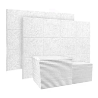 hot 20 pack acoustic panels sound dampening panelssound proof padding beveled edge tilesfor wall decor acoustic treatment