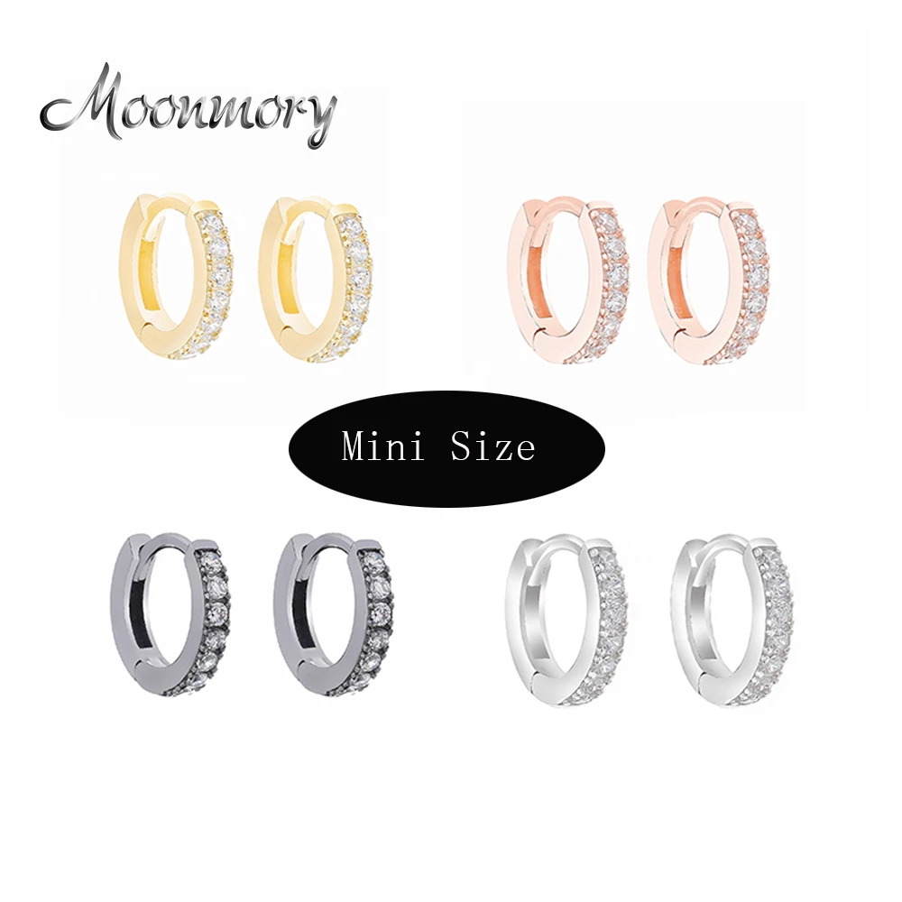 Moonmory 2020 модные серьги из стерлингового серебра 925 пробы Серьги кольца Huggie с