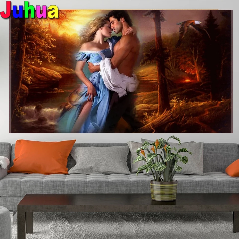 Набор для алмазной вышивки сделай сам картина с блестящими бусинами пар женская