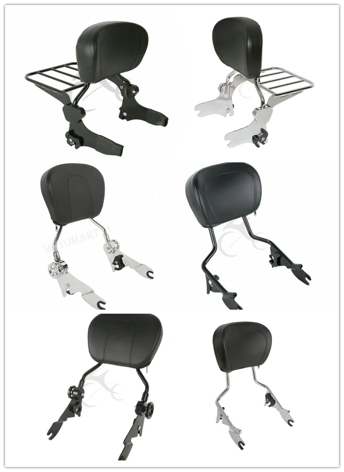 Мотоциклетная съемная спинка Sissy Bar для Harley Touring уличное движение