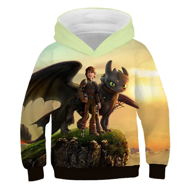 Толстовки с 3D принтом модная детская толстовка капюшоном 2020 повседневная