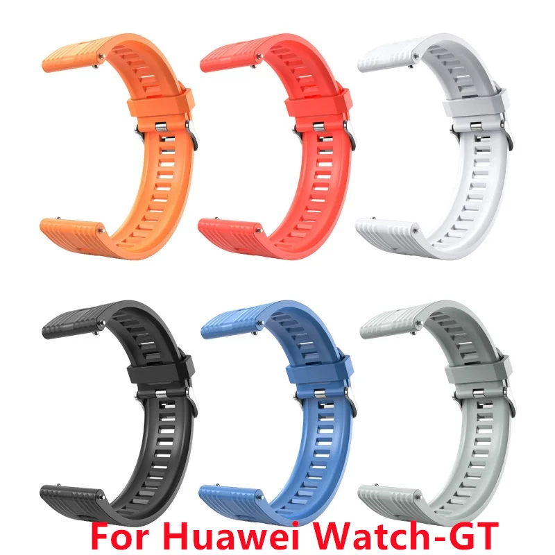 

Compatible with Huawei Watch GT3 Durable Sweatproof Adjustable Fashion Silicone Wristband Link Bracelet Watch Band Strap