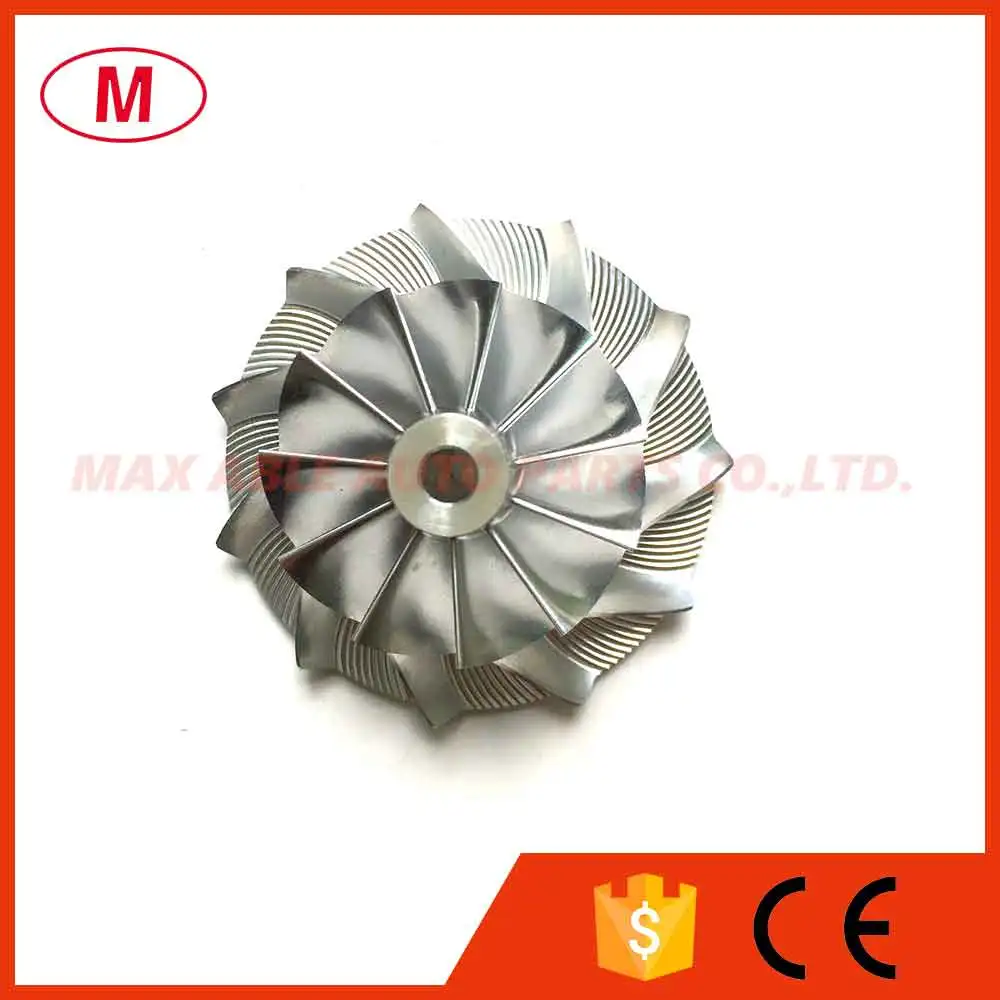 K04 5304-123-2032 34.53/50.96mm 11+0 blades Turbo Aluminum 2618/Milling/Billet compressor wheel for turbocharger 5303-970-0048 | Автомобили