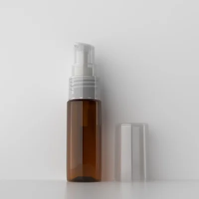 Brown Bottle Clear 20 мл белый пустой косметический контейнер с лосьон-крем с дозатором 20 г крем для ухода за кожей лечение бутылочки путешествия размер Макияж установка насос - Цвет: Brown Bottle Clear