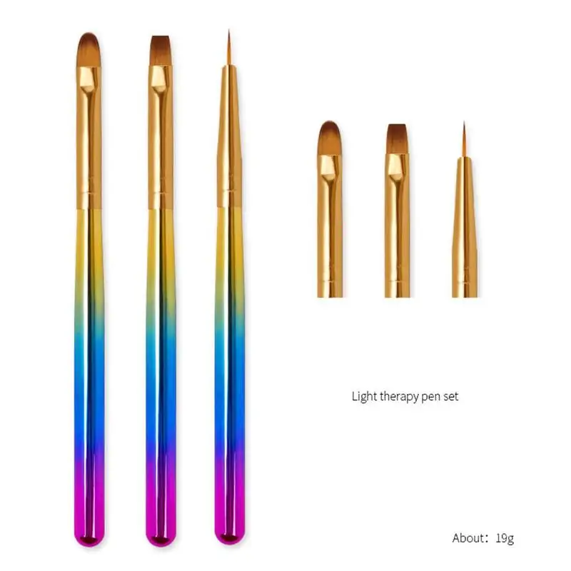 

3 Pcs/Set Nail Art Tools Uv Gel Polish Dotting Tools Rhinestone Picker Manicure Drawing Painting Pen Brush Nail Markers Kit