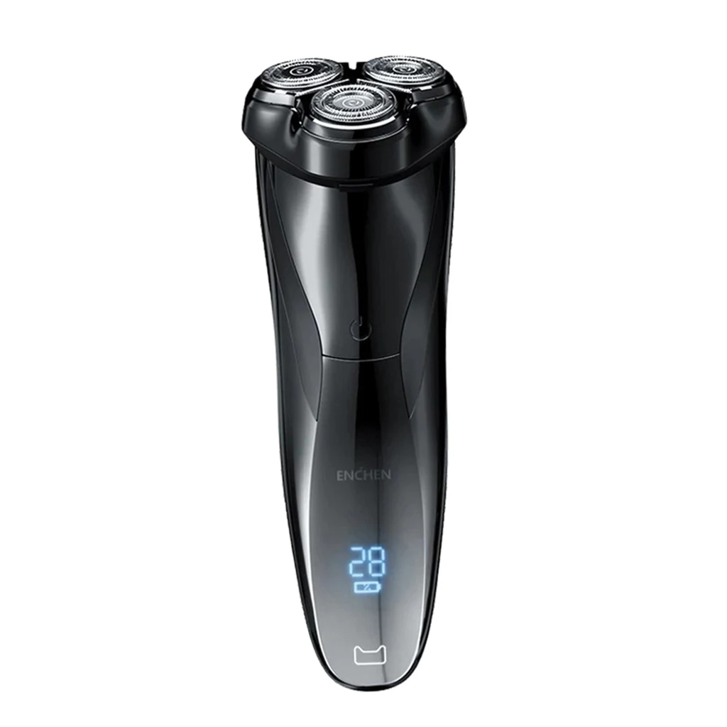 

USB Rechargeable 3D Rotary Electric Beard Shaver Bead Trimmer for Men