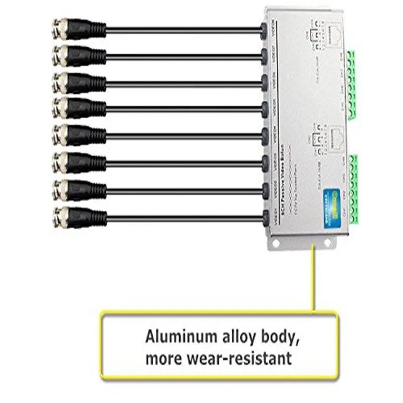 Pripaso 8 CH HD 720 P/1080 P пассивный видео балун трансивер RJ45 BNC UTP Cat5/5e/6 кабель передачи видео для камеры видеонаблюдения DVR