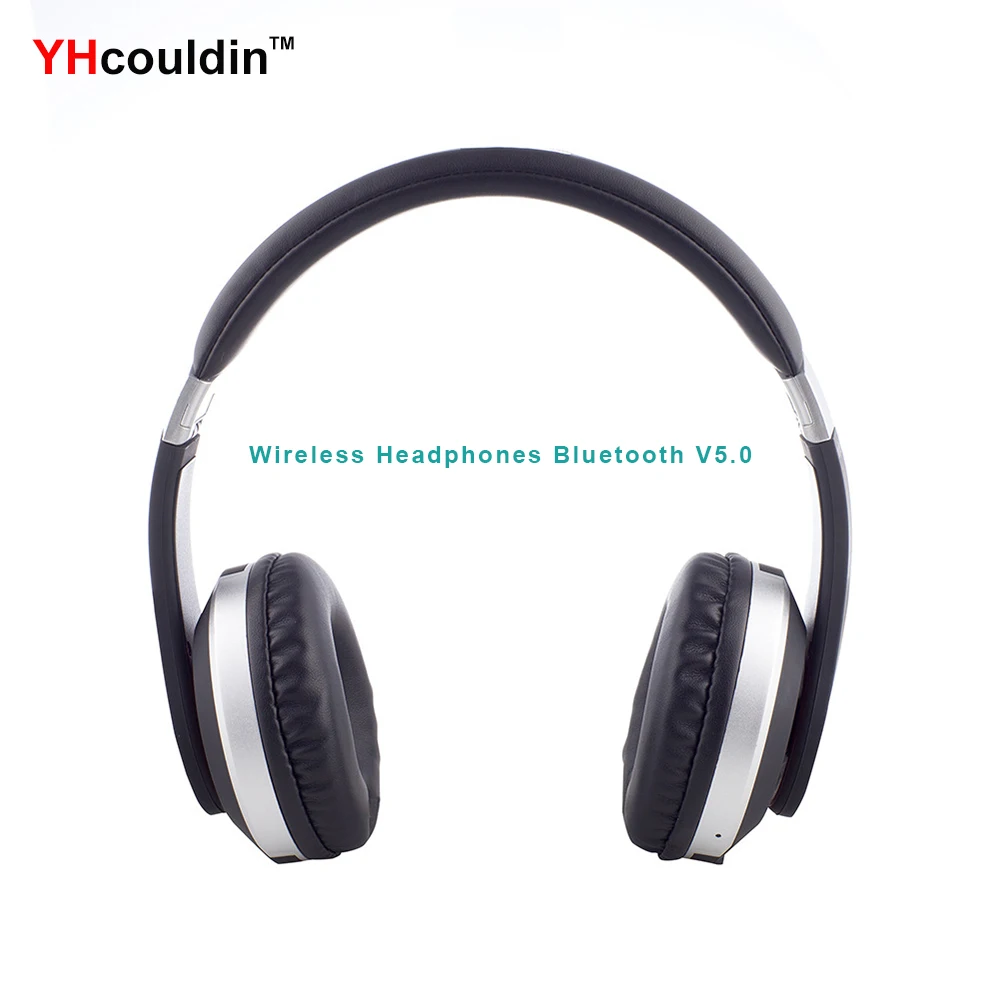 Беспроводные наушники Bluetooth 5,0 наушники с микрофоном слот для sd-карты шумоподавление супер бас для телефона PC tv PS4