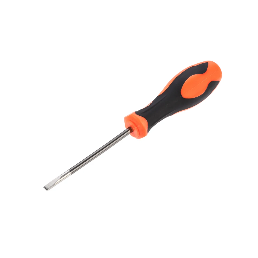 

Uxcell 5.5mm Slotted Magnetic Screwdriver 4" Round Shaft Non Slip Black+Orange Handle for DIY Automotive and General Repairs