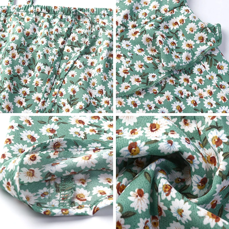 

Summer Sexy Floral Tank Tops Women Casual Ruffles Slash Neck Lace Up Tank Tops 2020 New