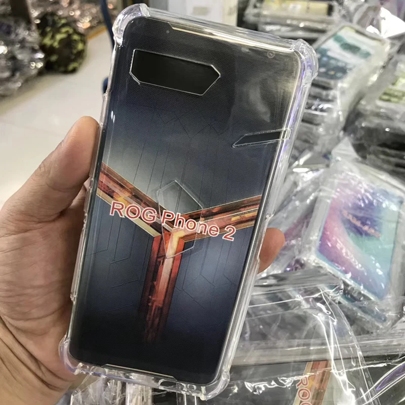 Rog Phone 2 Чехол Подушка безопасности противоударный мягкий ТПУ чехол для Asus ZS660KL ROG II
