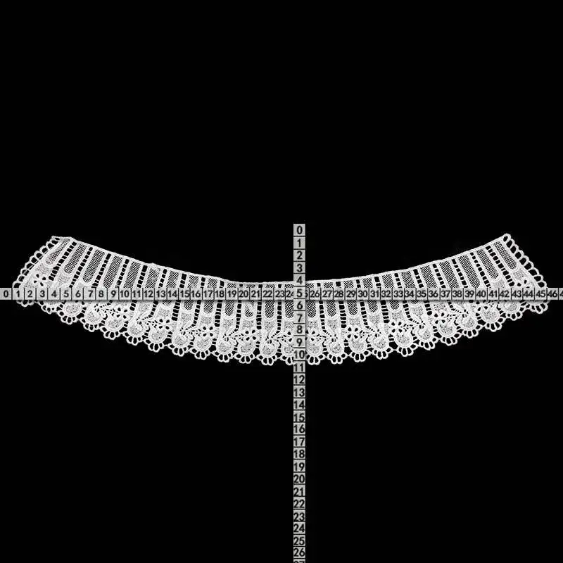 Водорастворимый кружевной воротник искусственный шелк вышитый галстук женские