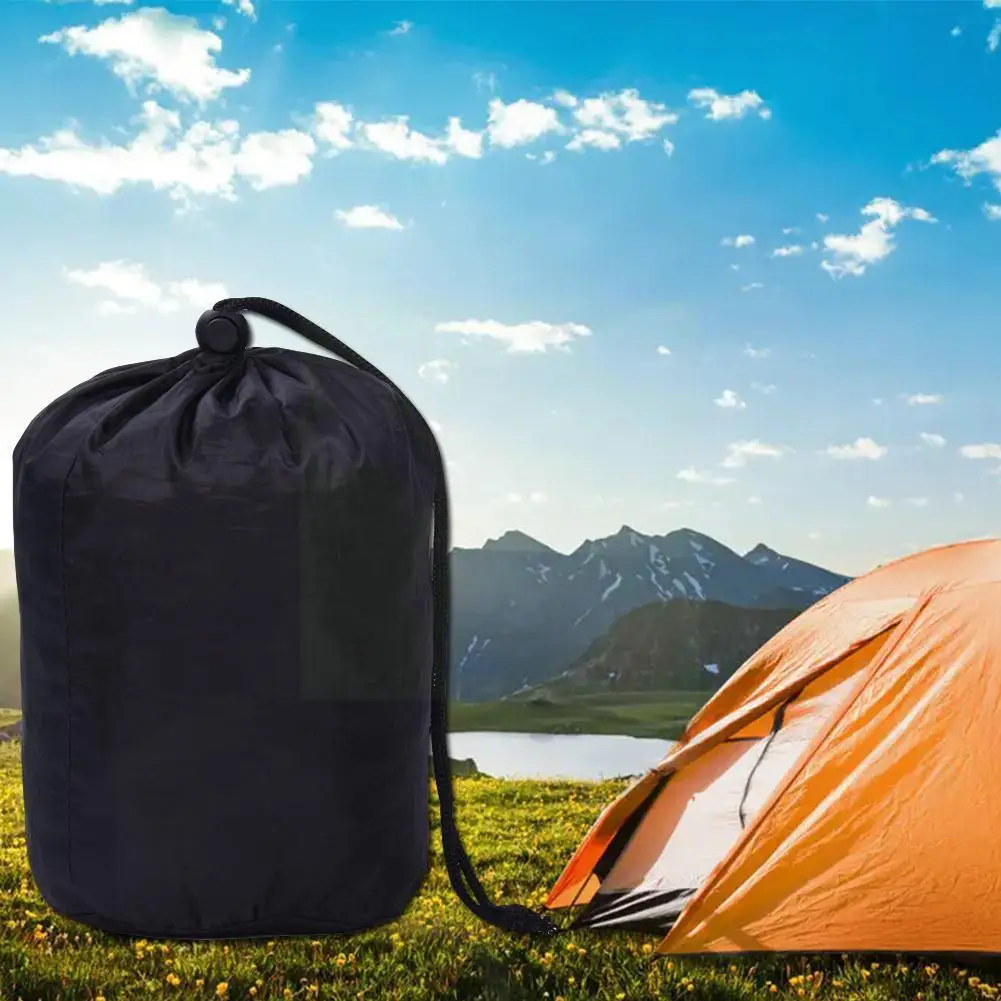 

1pc Camping Sleeping Bag Storage Bag Outdoor Emergency Sleeping Bag Storage With Drawstring Sack For Camping Hiking Q6m8