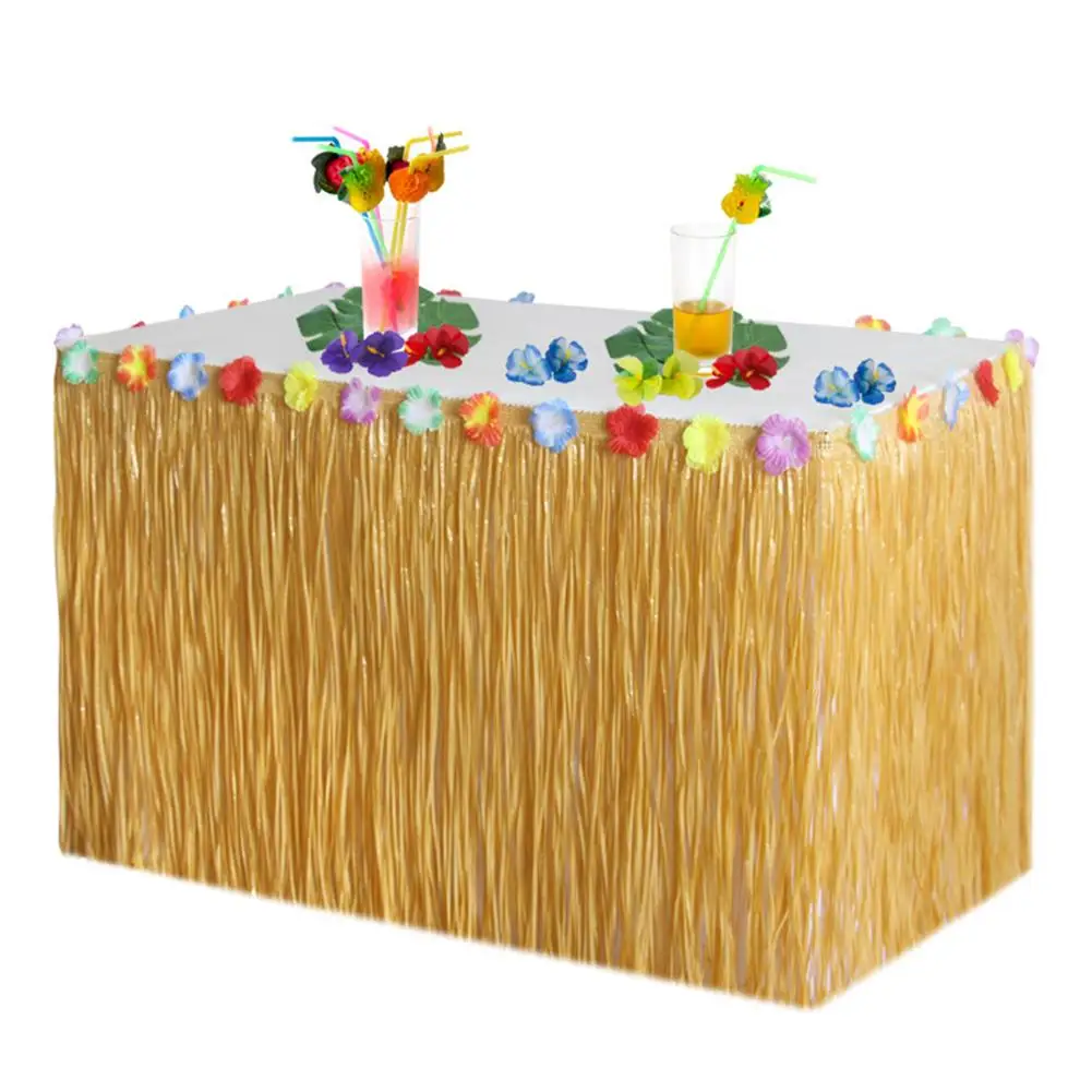 Гавайский стол юбка украшение набор соты ананас маленький Зонт фруктовая