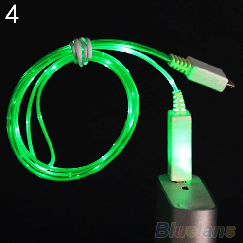 1 м светодиодный usb кабель для зарядки и синхронизации данных iPhone 6S/6S Plus /6 Plus/5S/ Samsung