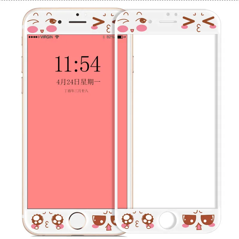 1 шт. 3D углеродного волокна мультфильм Doraemon Забавный узор закаленная Защитная