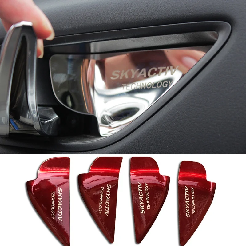 Автомобильная дверная ручка крышка накладка украшение интерьера для Mazda Atenza CX5 CX 5