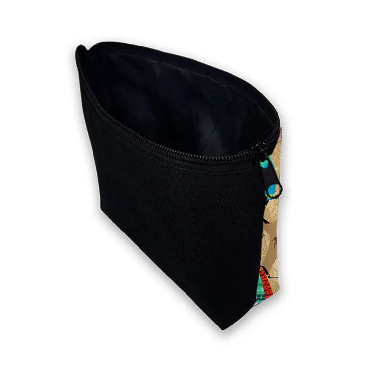 

African Woman Print Cosmetic Bag Afro Ladies Makeup Bags Fashion Girls Cosmetic Case Portable Lipstick Storage Bags for Travel