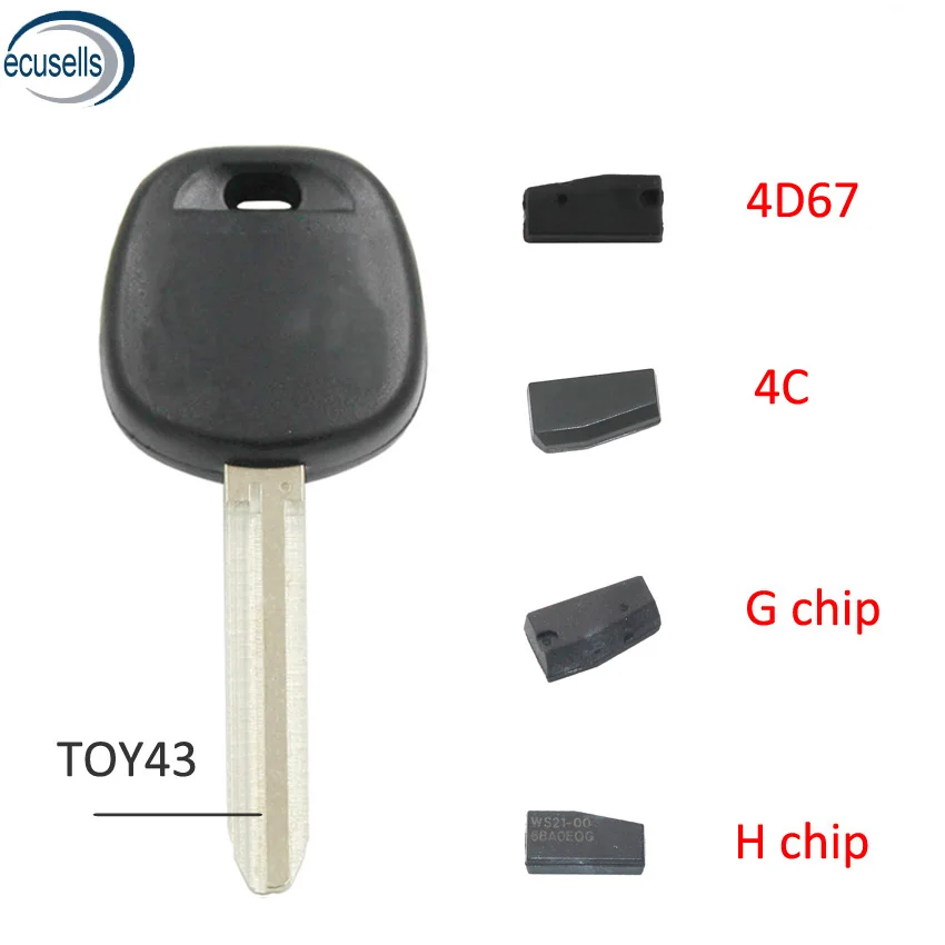 Чип G 4D67 чип H 4C ключ транспондер для Toyota TOY43 Blade|Ключ от авто| |