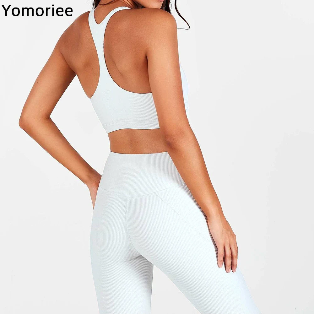 

Костюм для фитнеса, костюм для йоги, спортивный костюм для бега, женский спортивный костюм, топ для тренажерного зала, леггинсы, однотонный т...