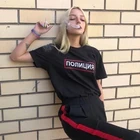 Рубашка с надписью полиция в русском стиле, футболки больших размеров, повседневные черные топы, женские свободные винтажные Топы с коротким рукавом в стиле панк, Харадзюку, стиль хип-хоп
