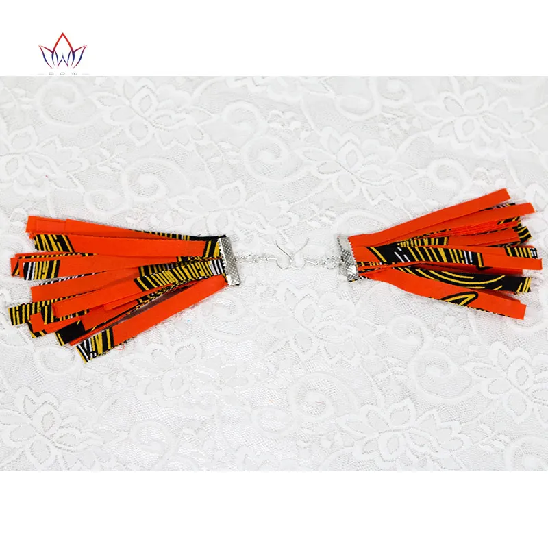 BRW 2021 тканевые африканские серьги для женщин ювелирные изделия ручной работы