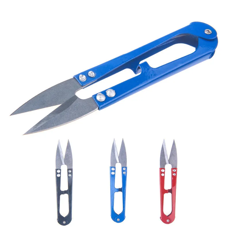 

1 Pcs High Quality High Carbon Steel Shear Fish Line Scissors 15G/10.5Cm Nippers Fish Use Scissors Fishing Line Cutter Tools