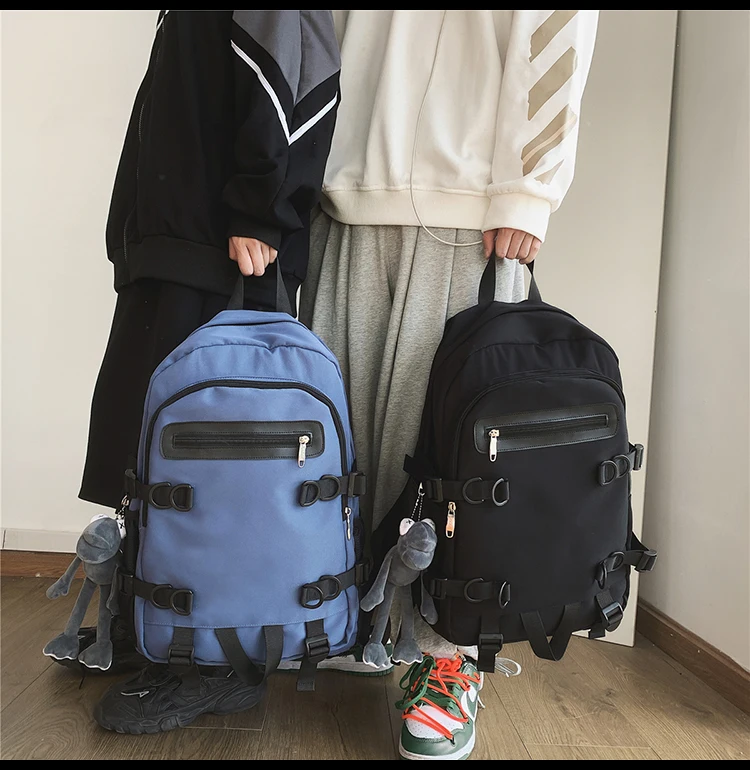 

Японский вместительный школьный ранец для учеников Старшей школы, студентов колледжа, школьный портфель, мужской повседневный Универсальн...