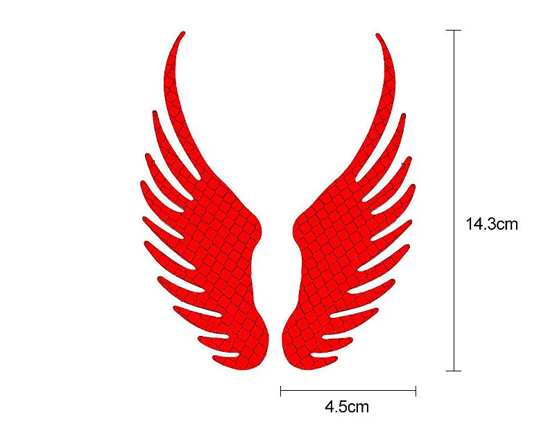 1 шт. Светоотражающая наклейка ангельские крылья | Автомобили и мотоциклы