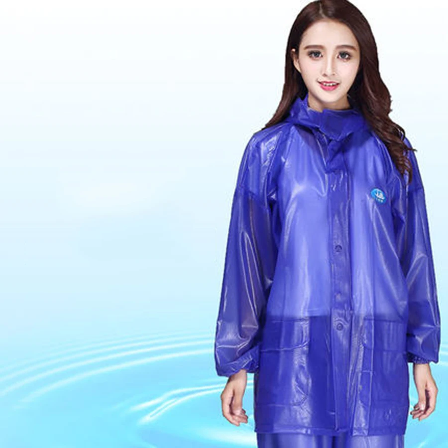 

Outdoor Raincoat Motorcycle Rain Coat Waterproof Women Rainsuit Regenjas Heren Pluie Rainwear Bicycle LZG171