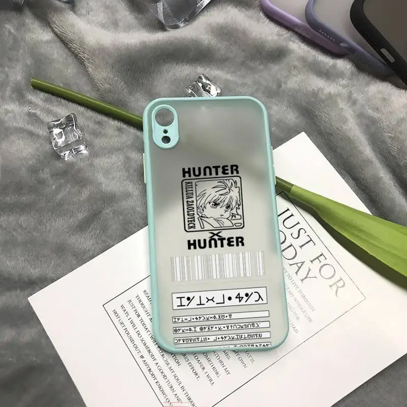 Чехол для телефона Hunter X Gon Freecss матовый прозрачный iphone 7 8 11 12 plus mini x xs xr pro max |