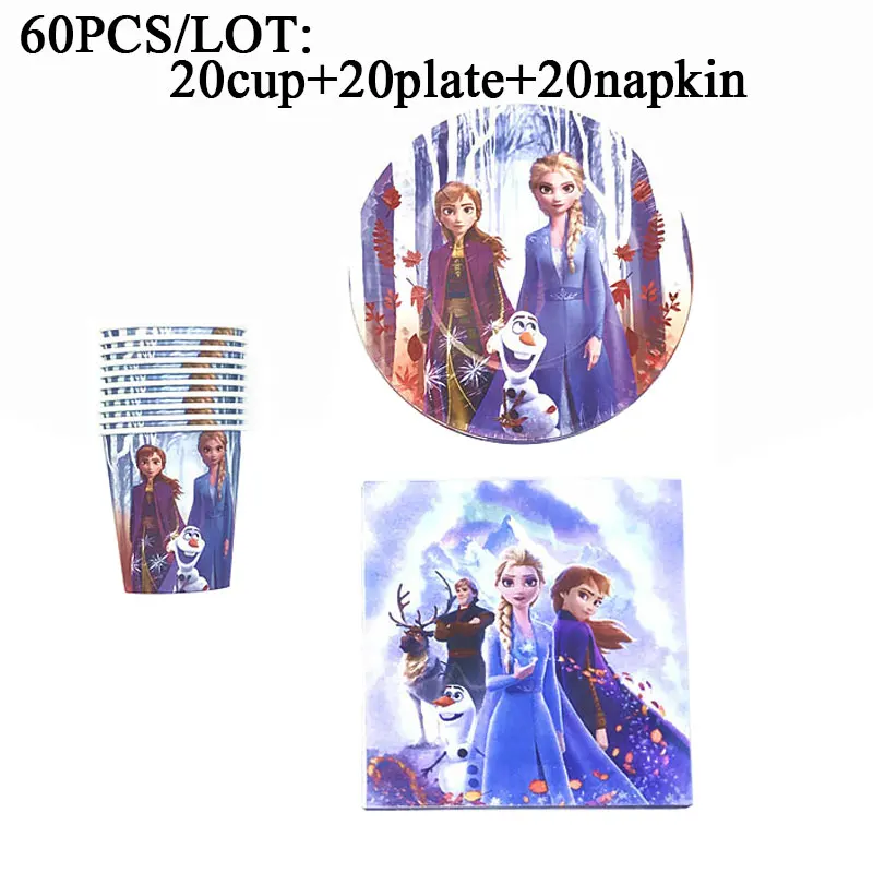 Дисней Холодное сердце 2 Эльза Анна Принцесса вечерние украшения набор