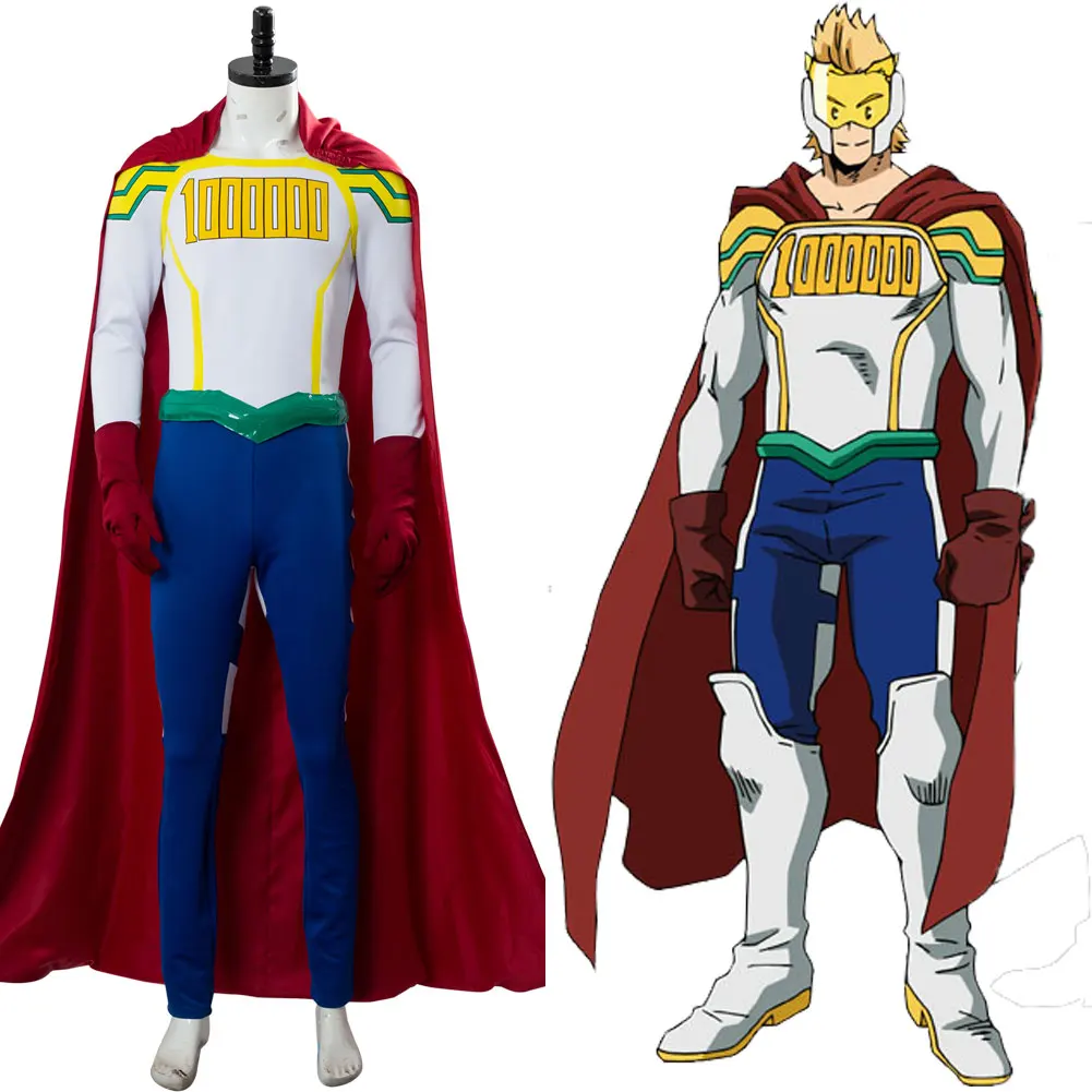 

Anime Boku no Hero Academia Cosplay Mirio Togata Lemillion Costume Outfit Cloak My Hero Academia Jumpsuit