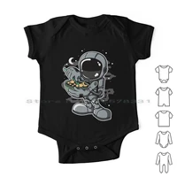 astronaut star cereal funny outer space lovers newborn baby clothes rompers cotton jumpsuits cereal breakfast milk coffee stars