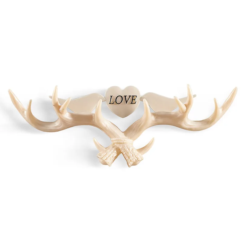 

Antlers Decorative Hook Idea Into The Door Entrance Key Wall Wall Hanging Cloak Hanger Art Wall Storage Rack