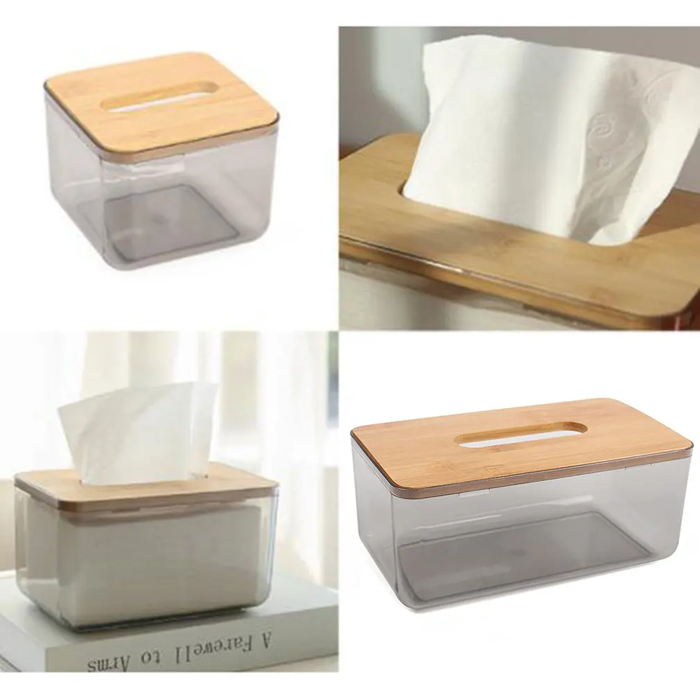 Бамбуковая древесина тканевый Ящик Журнальный столик для гостиной простой ящик