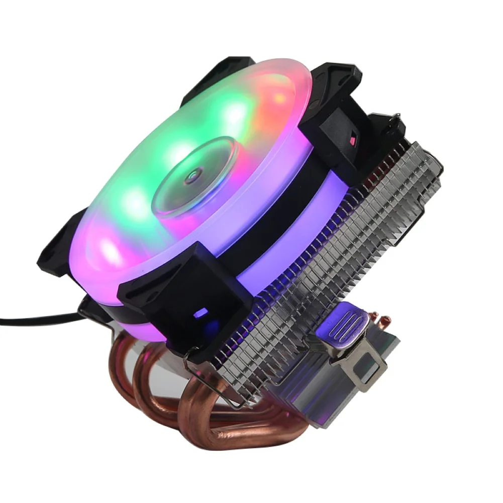 CPU Fan 4 Copper Heatpipes CPU Cooler Radiator Cooling Fan for A-MD I-ntel /775/1150/1155/1151/1156/1366 heatsink cooler кулер