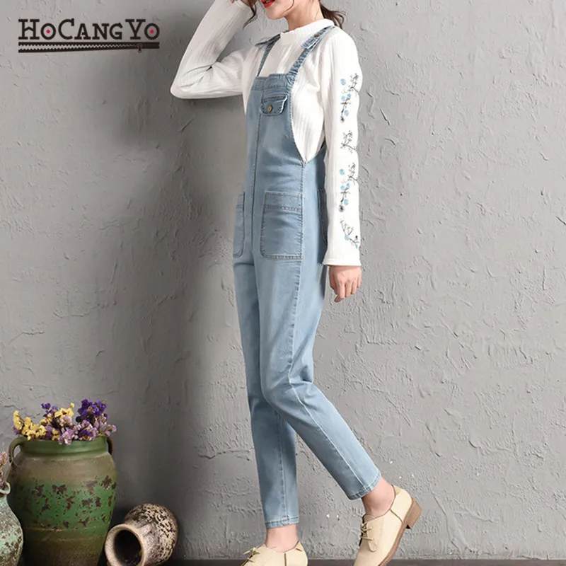 Модный женский комбинезон с открытой спиной размера плюс 6XL элегантный джинсовый