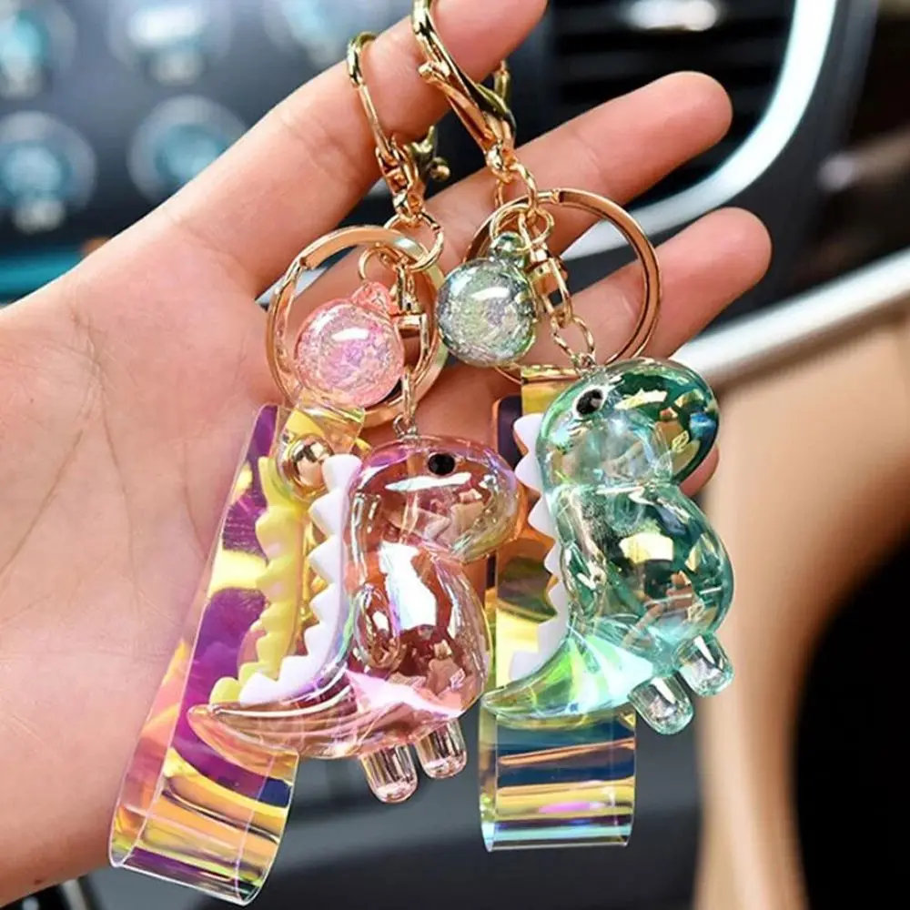 

Animal Charm Couple Keyring Cartoon Bag Pendant Acrylic Keychain Dinosaur Keyring Keychain Pendant Dinosaur Doll